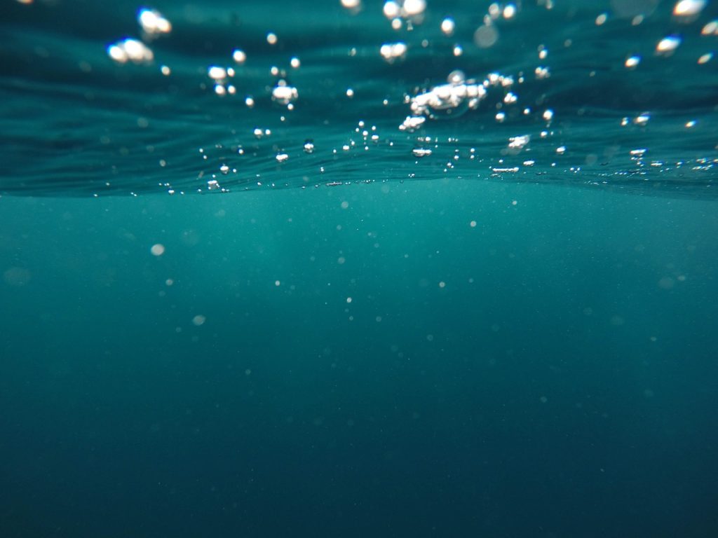 bubbles, ocean, sea